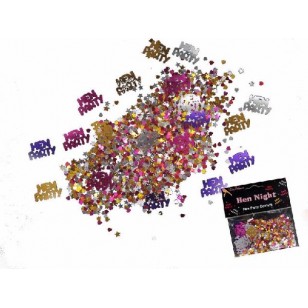 Hen Party Multi Colour Table Confetti